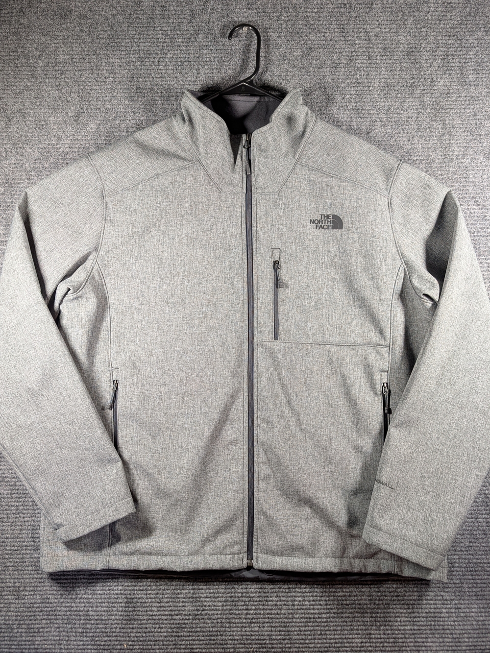 The North Face Apex Bionic 2 Softshell Jacket Grey Heather WindWall Men's 2XL